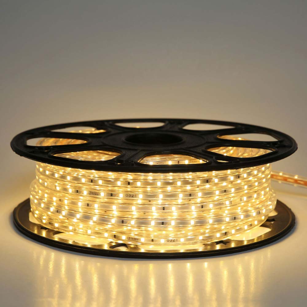 MANGUERA LED PLANA 3528 SMD 127V. L.D. IP65 25MTS. MLED-3528-SMD-127/LD