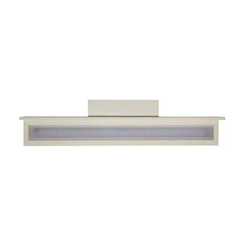 LUM ARBOTANTE SMD LED DE SOBREPONER EN MURO ALUM BLANCO 9W 2700K DRIVER INC ILLUX