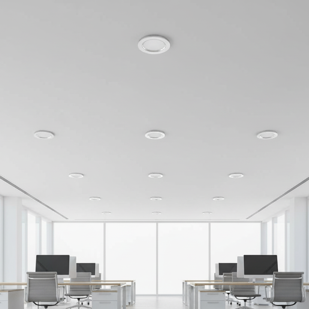 LÁMPARA DOWNLIGHT TECNOLED 12W 85-265V 3500K 900LM IP20 BLANCO
