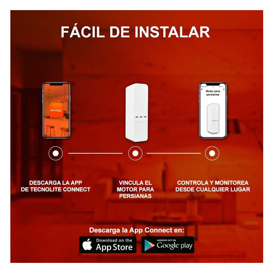 MOTOR PERSIANA 12.6V 1A BLANCO