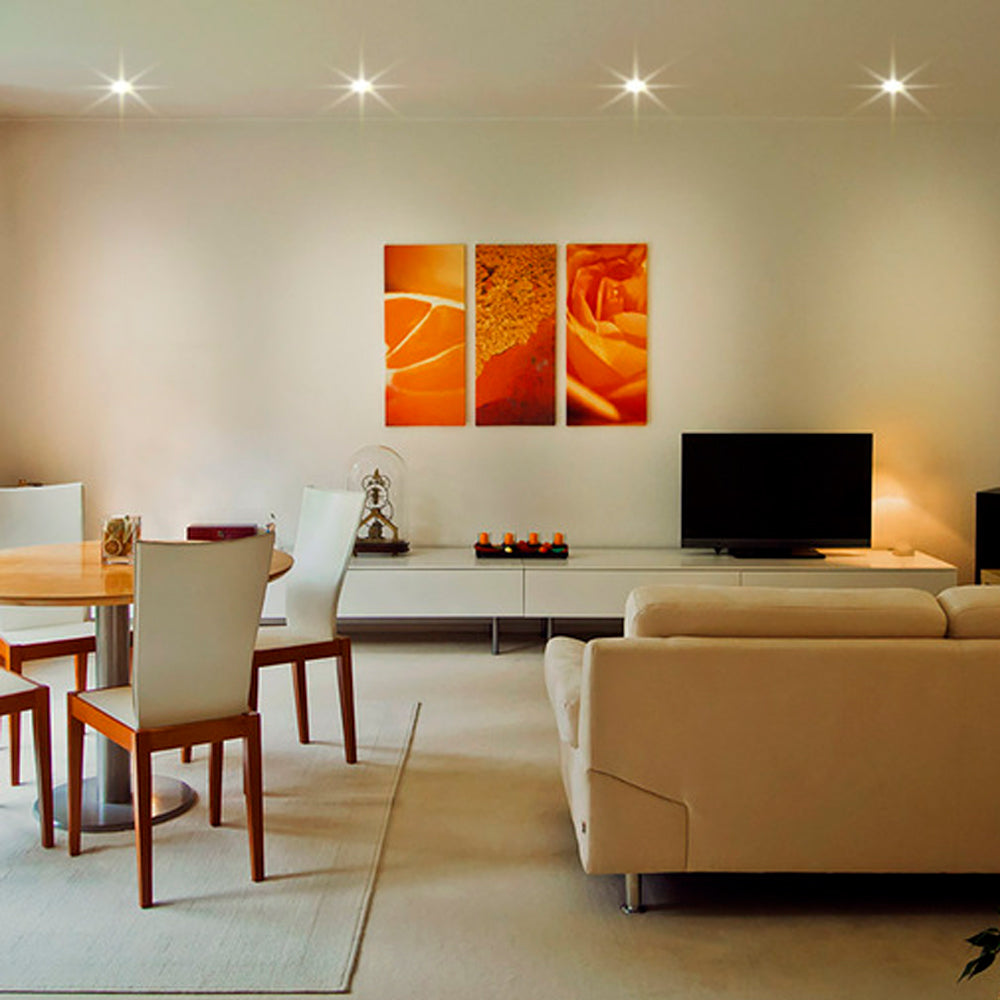 FOCO LED TECNOLITE TIPO MR16 3W LUZ SUAVE CÁLIDA BASE GX5.3 MR16-LED/3W/30H