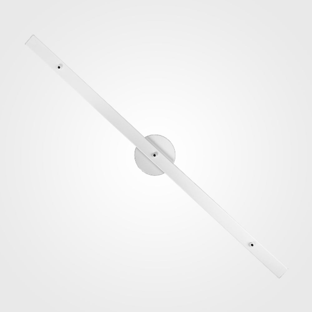 ACCESORIO RIEL PARA CANDIL TERMINADO BLANCO 1.22 X 5 CMS