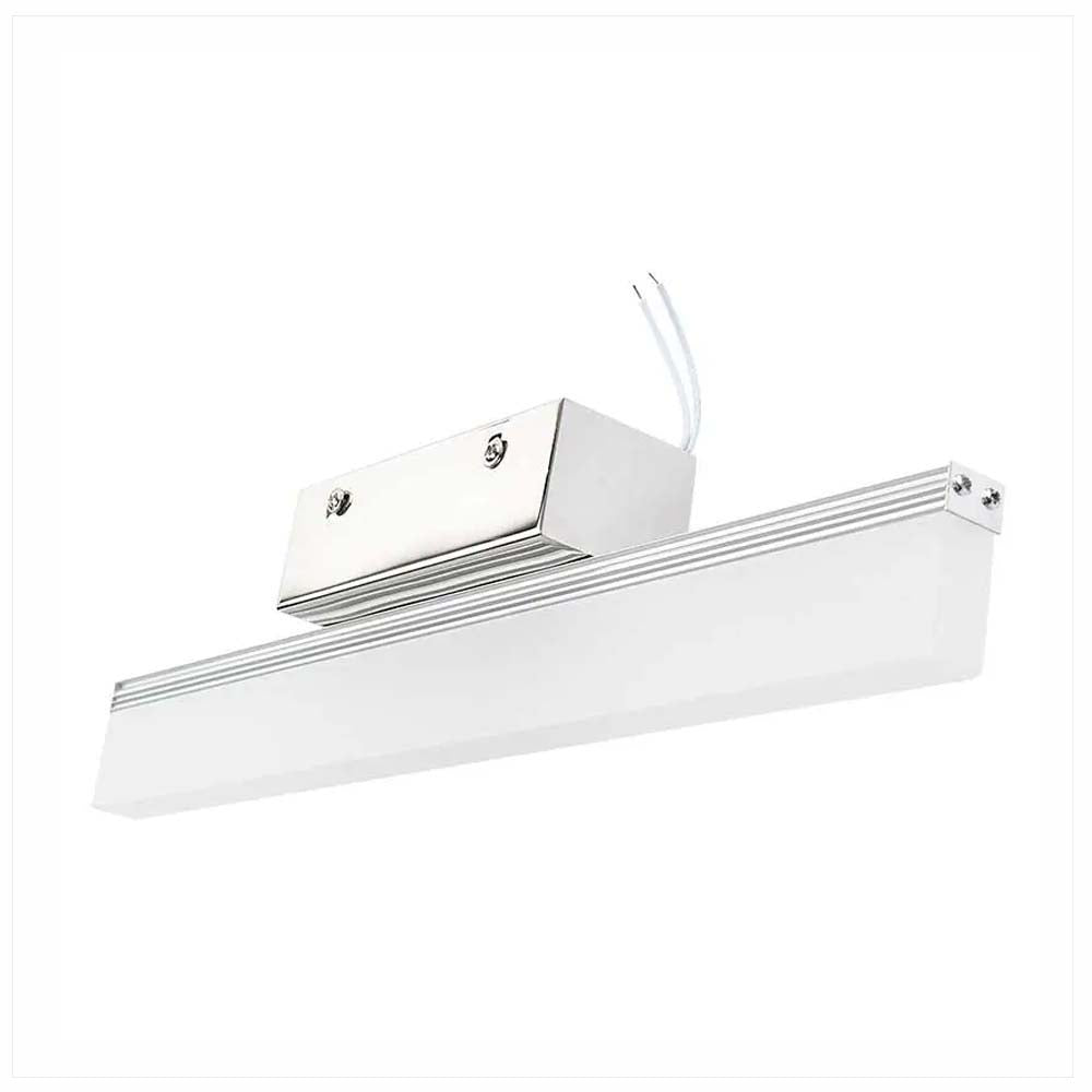 LUMINARIO DE LED P/ PARED 7W 40X8CM COLOR CROMADO MCA MAXXI