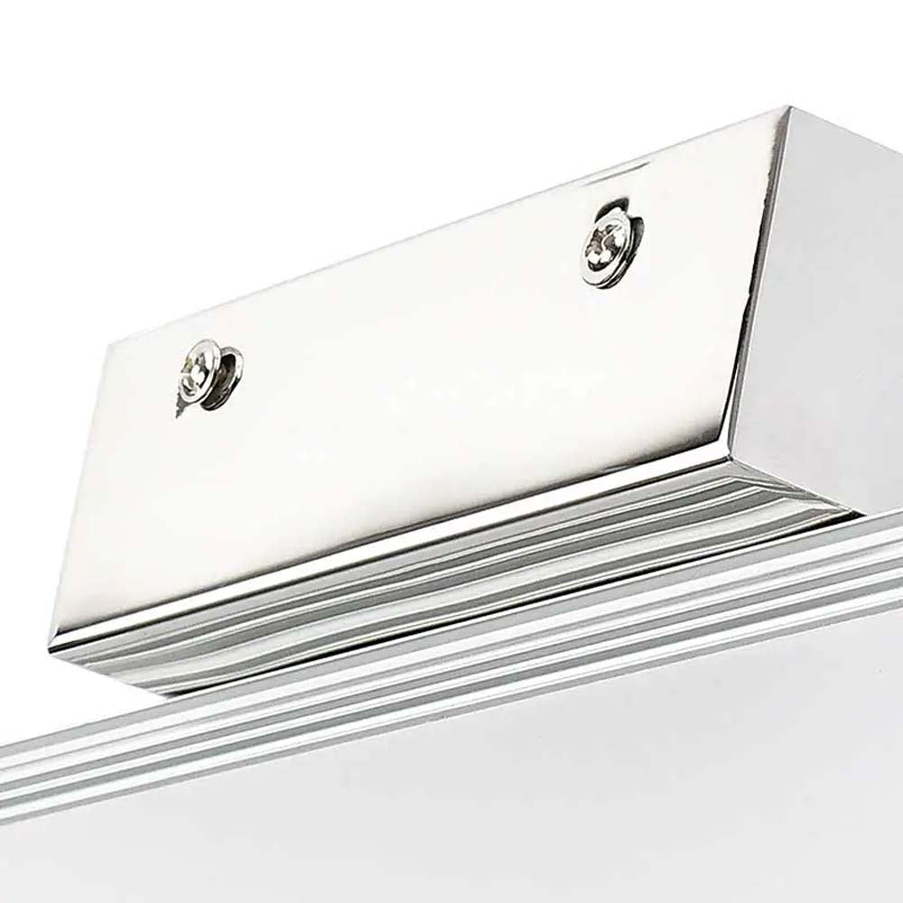 LUMINARIO DE LED P/ PARED 7W 40X8CM COLOR CROMADO MCA MAXXI