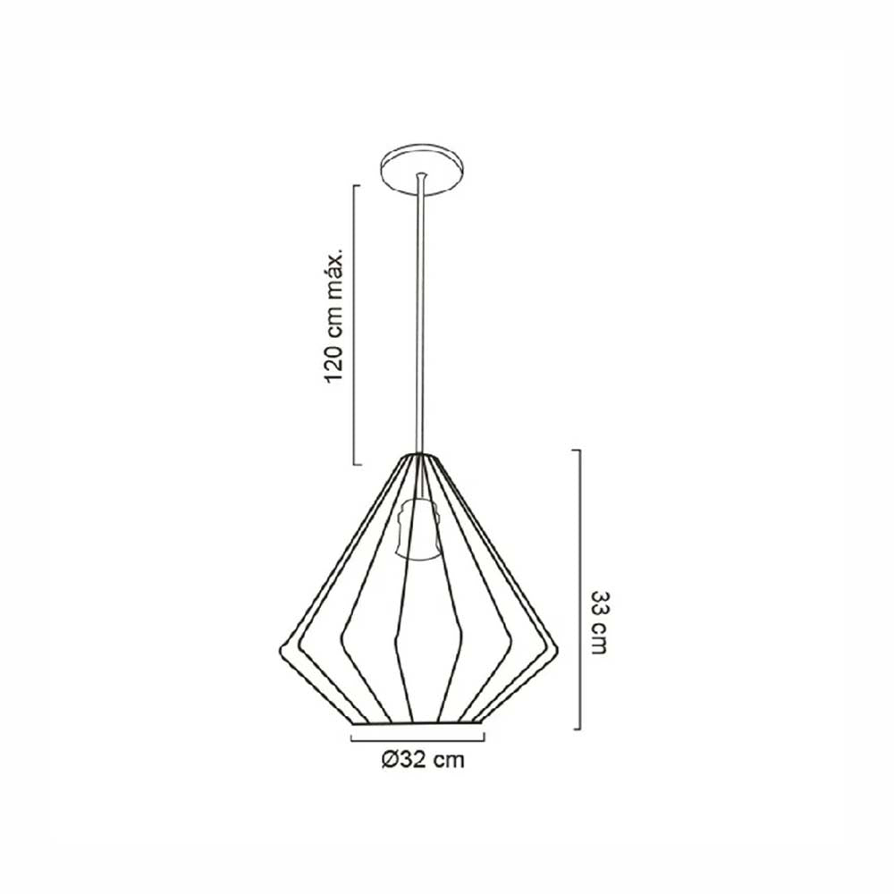 LUMINARIO COLGANTE CAMPANA ACERO NEGRO DETALLE SATIN BASE METALICA Y CABLE COLOR NEGRO USO INTERIOR FOCOS NO INCLUIDOS*HAE2024*