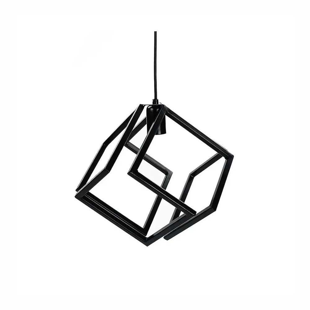 LUMINARIO COLGANTE CAMPANA METALICA COLOR NEGRO BASE METALICA Y CABLE EN COLOR NEGRO USO INTERIOR NO INCLUYE LAMPARA