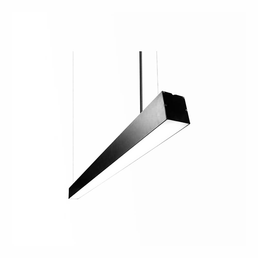 LUMINARIO C0LGANTE CUERPO EN ALUMINIO INYECTADO COLOR GRIS BASE METALICA COLOR NEGRO 6500K DIFUSOR EN ACRILICO BLANCO 36W 3300LM ***HAE2025***