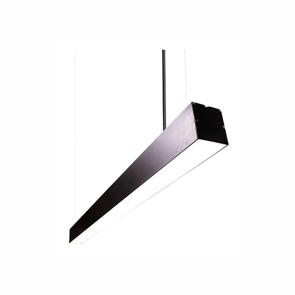 LUMINARIO C0LGANTE CUERPO EN ALUMINIO INYECTADO COLOR NEGRO BASE METALICA COLOR NEGRO 4000K DIFUSOR EN ACRILICO BLANCO 36W 3300LM