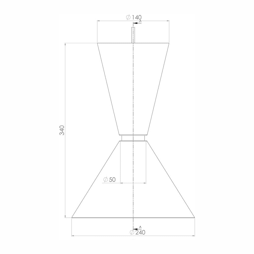LUMINARIO COLGANTE LAMINA DE ACERO EN COLOR NEGRO CON DETALLE EN COLOR DORADO34CM H-120CM 127VLAMPARA OPCIONAL NO INCLUIDA(MX-CL8032/N)