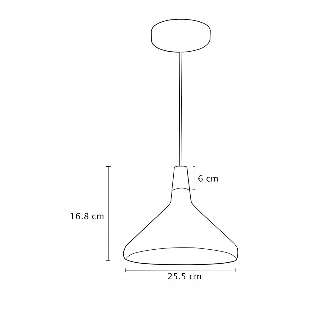 CANDIL LAMINA ACERO GRIS DETALLE MADERA 26X120CM E27 127V MAXXI