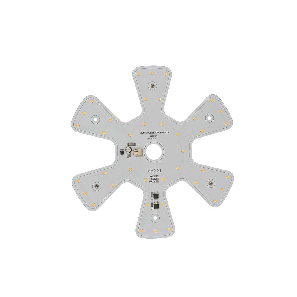 ACCESORIO PANEL DE LED PCB 40W/6500K BASE DE ALUMINIO ICDRIVER 127V 25CM INCLUYE IMANES