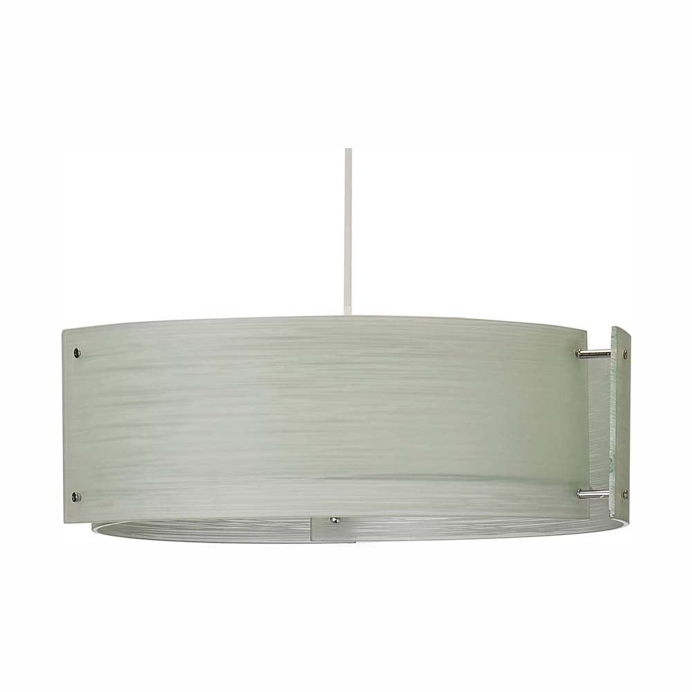 PLAFON CUERPO EN ALUMINIO VIDRIO ESMERILADO PLANO 2 X E26 43 CM TERMINADO BLANCO