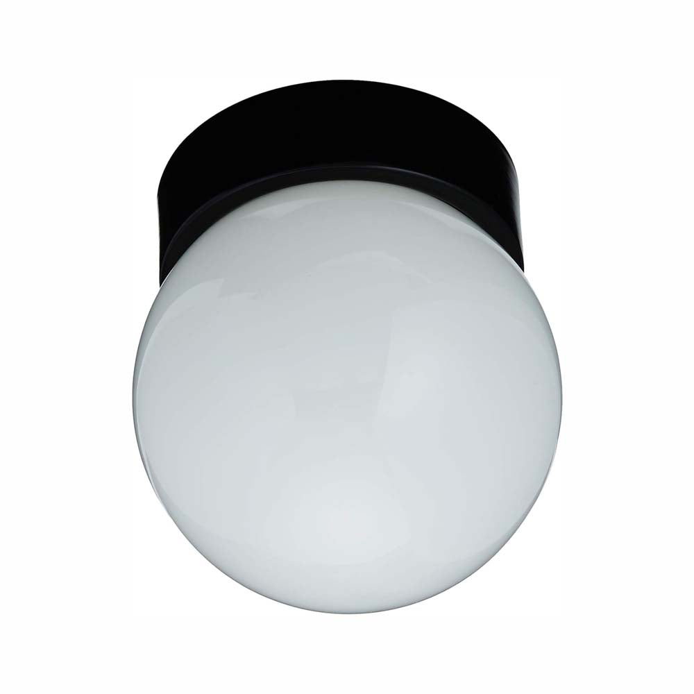 LUMINARIO DE TECHO PLAFON - USO EXTERIOR LAMINA DE ACERO + VIDRIO OPALINODISPONIBLE EN COLOR BLANCO / NEGRO19CM 127V LAMPARA OPCIONAL NO INCLUIDA(MX-PF4491/N)