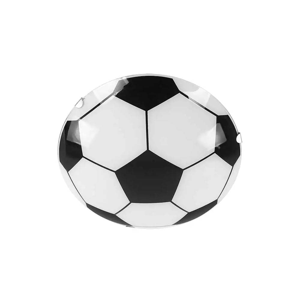 PLAFON DECORATIVO SOCCER 2X20W. E26 VIDRIO SATINADO DECORADO MX-PF8018/LED60 MAXXI