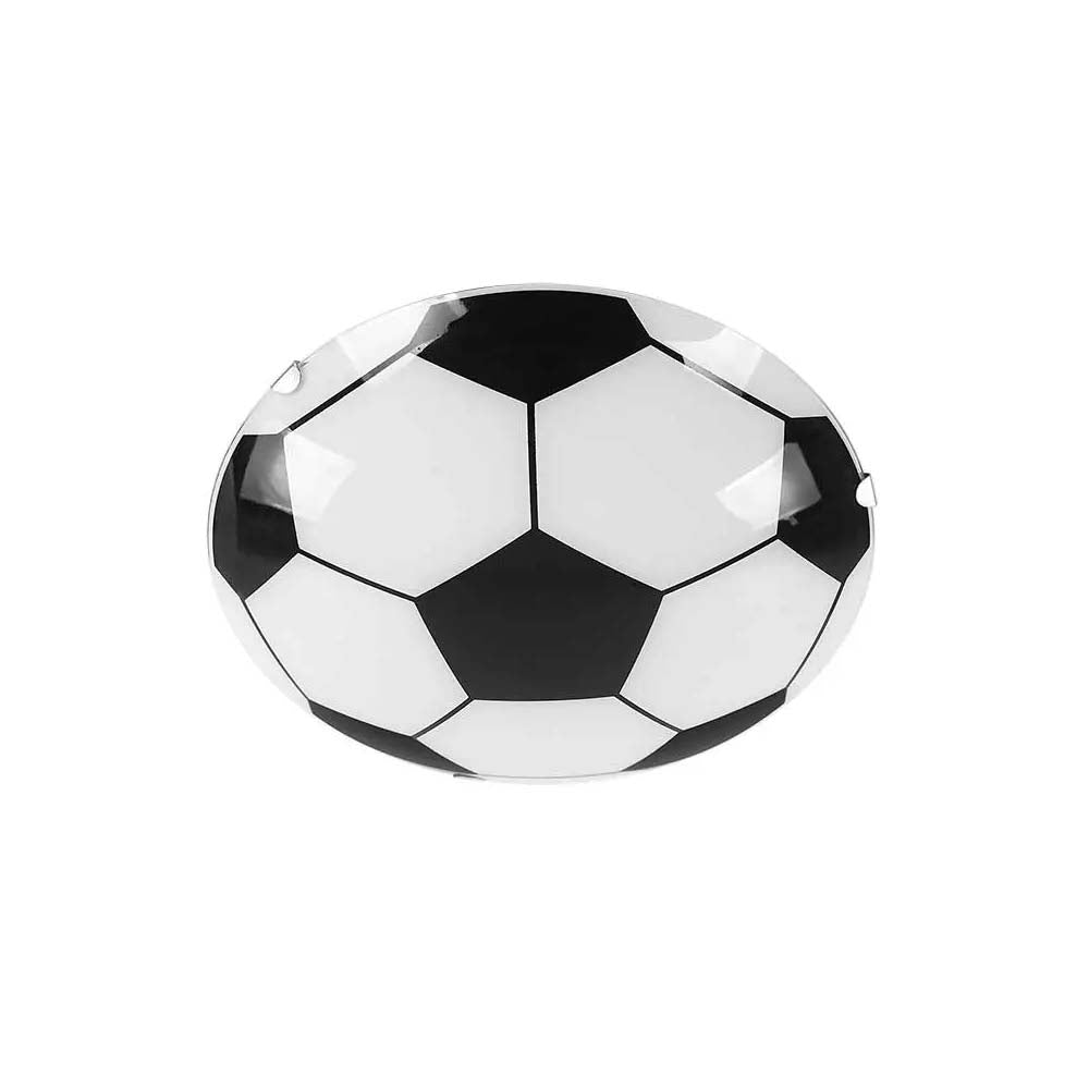 PLAFON DECORATIVO SOCCER 2X20W. E26 VIDRIO SATINADO DECORADO MX-PF8018/LED60 MAXXI