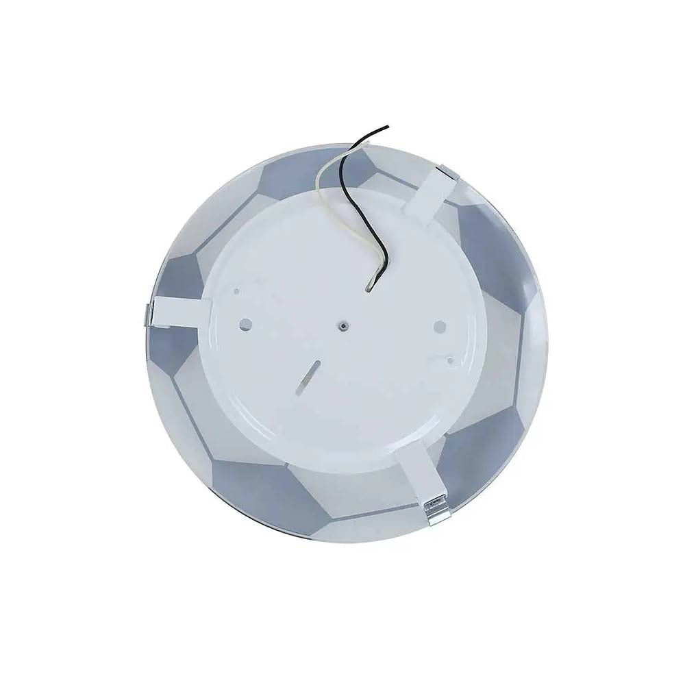 PLAFON DECORATIVO SOCCER 2X20W. E26 VIDRIO SATINADO DECORADO MX-PF8018/LED60 MAXXI