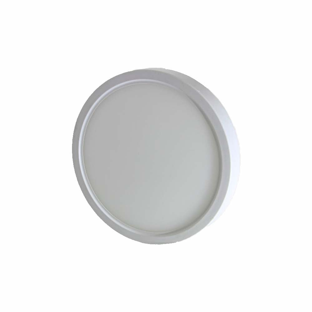 LUMINARIO DE TECHO LED PCB INTEGRADO20 W  1600 LM 100-265 V IP44ALUMINIO + DIFUSOR DE ACRILICO CON BASE DESMONTABLE  22.5 CM X H4 CM(MX-PF8207/LED30)