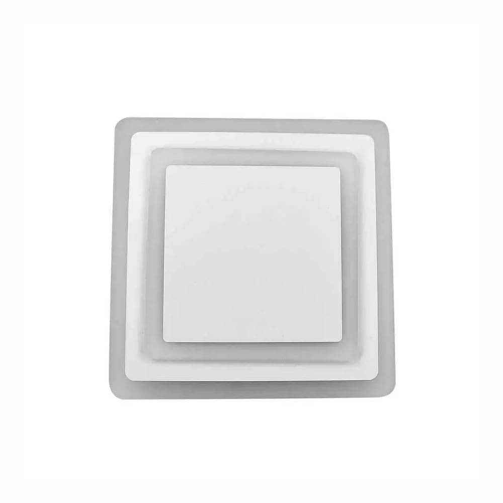 LUMINARIO DE TECHO LAMINA DE ACERO COLOR PLATA DISFUSOR ACRILICO LED INTEGRADO 25 W 2000 LM 4000 K 127 V USO INTERIOR