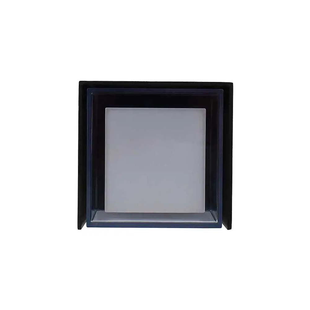 LUMINARIO DE PARED INTERIOR / EXTERIOR ALUMINIO INYECTADO NEGRO LED INTEGRADO 5 W IP54 LENTE DE ACRILICO GIRO DE 180 SIN T.E.*HAE2024*