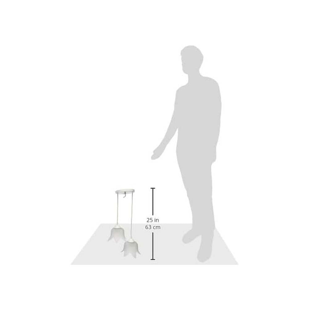 LUMINARIO COLGANTE LAMINA DE ACERO + VIDRIO MATE 16CM H-120CM 127VLAMPARA OPCIONAL NO INCLUIDA(MX-CL6612/B) *** HAE ***