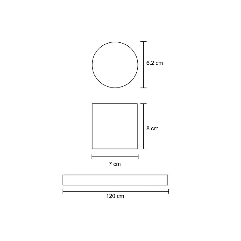 LUMINARIO COLGANTE CUERPO EN ALUMINIO INYECTADO COLOR GRIS BASE METALICA COLOR BLANCO 6500 K DIFUSOR EN ACRILICO BLANCO 36W 3300LM*HAE2024*
