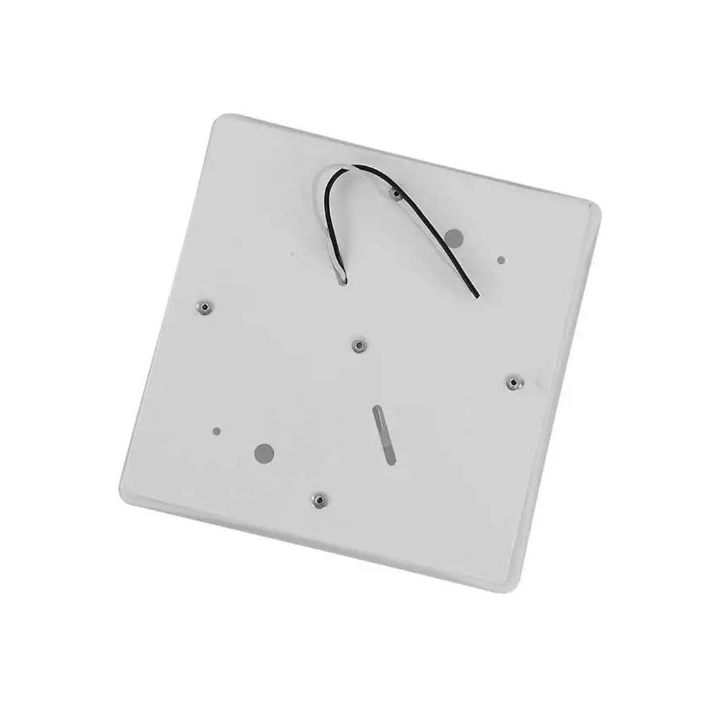 LUMINARIO DE TECHO PLAFON LAMINA DE ACERO + VIDRIO SOPLADO LED INTEGRADO 18W-1600LM 20CM X 20CM
