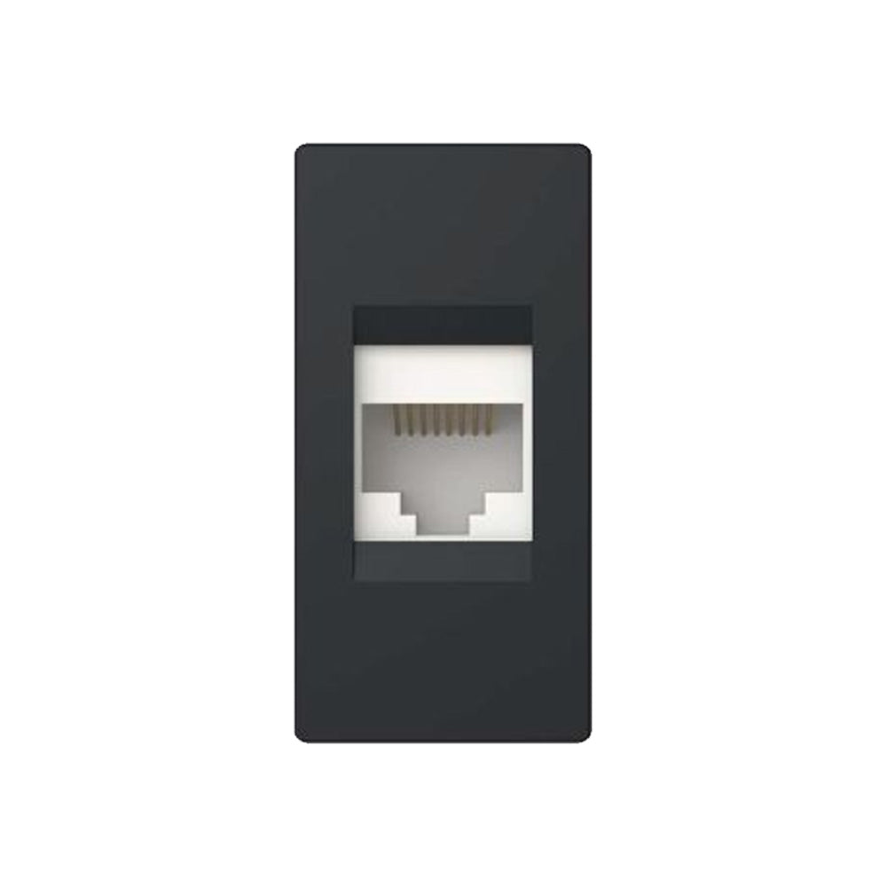 TOMA COMPUTO 8H RJ45 CAT.6 UTP NEGRO SOFT