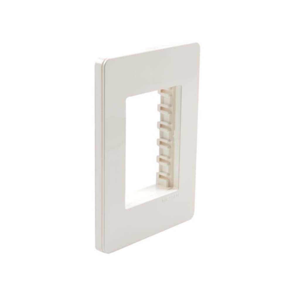 PLACA ESTEVEZ UNNO 3 MÓDULOS BLANCO CHASIS BLANCO