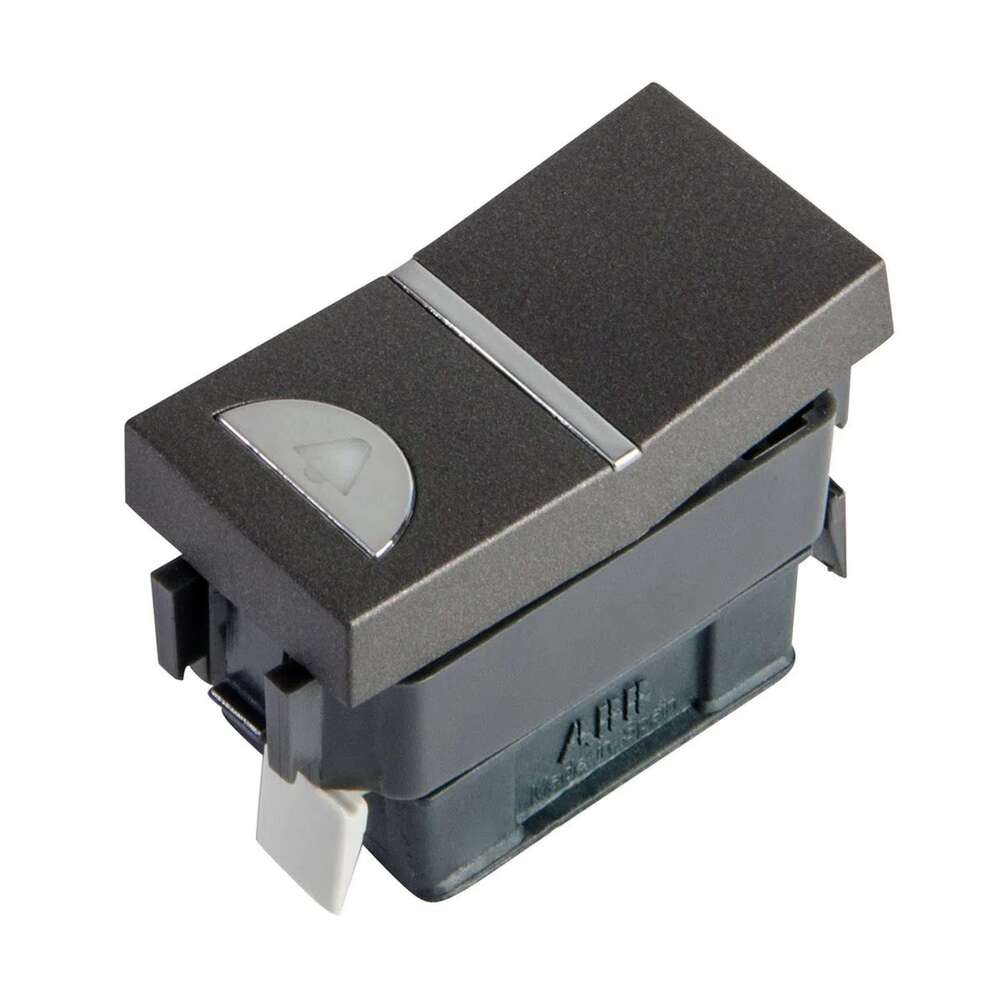 BOTÓN PARA TIMBRE ESTEVEZ ZENIT CAMPANA 1 MÓDULO ANTRACITA