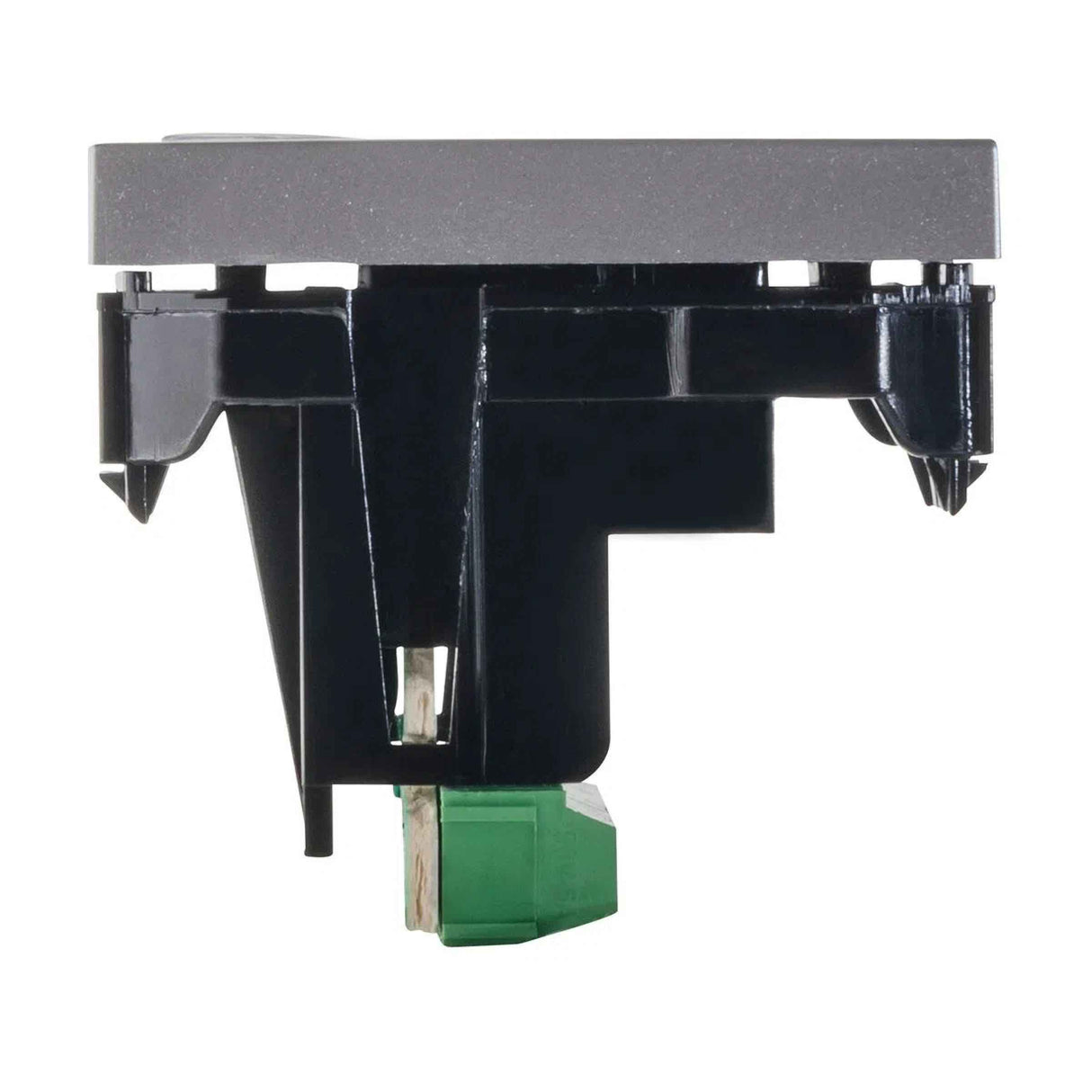 TOMA TELEFÓNICA ESTEVEZ ZENIT 1 MÓDULO DE 6 HILOS RJ11 PLATA