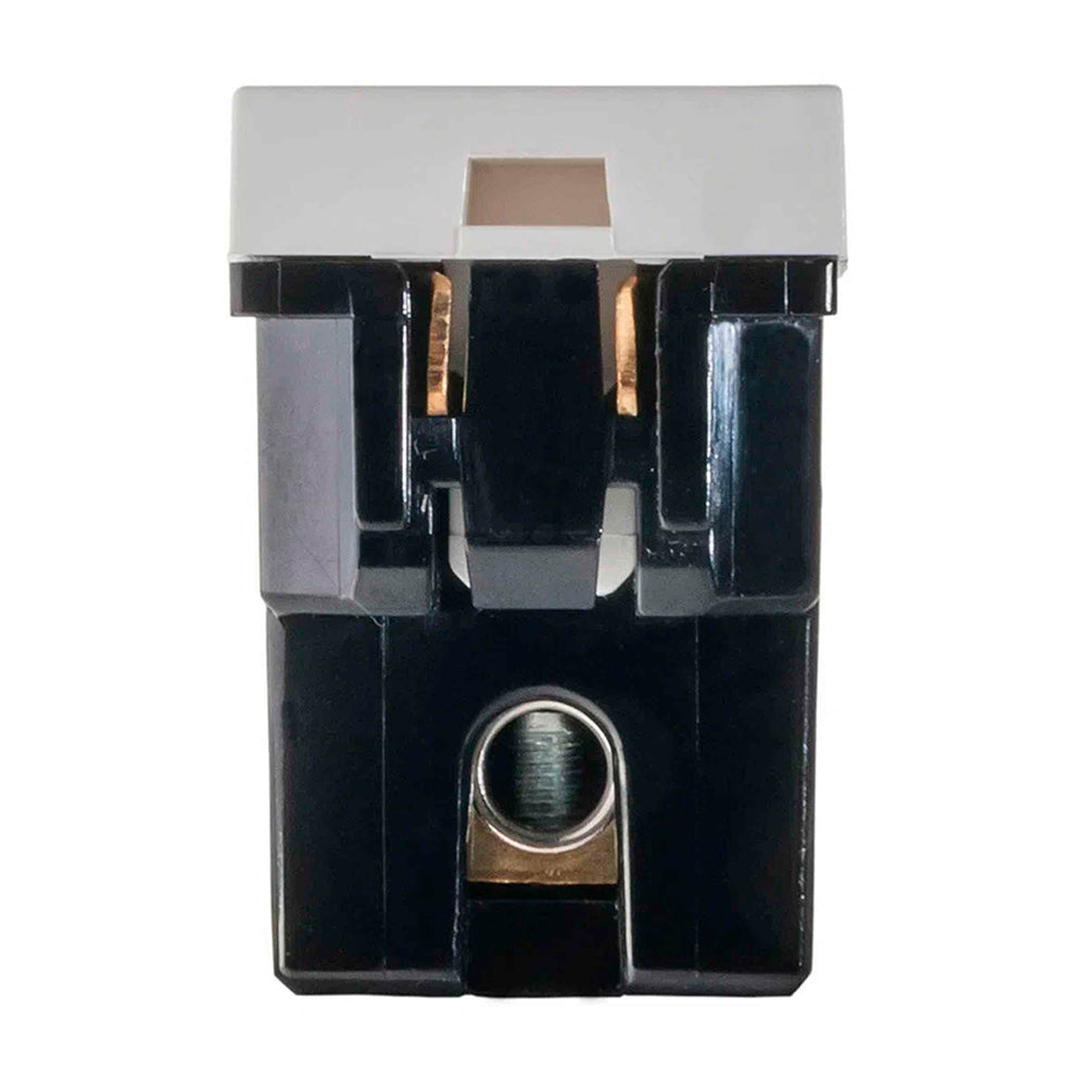 CONTACTO ESTEVEZ ZENIT 2 POLOS CON TIERRA 1 MÓDULO BLANCO