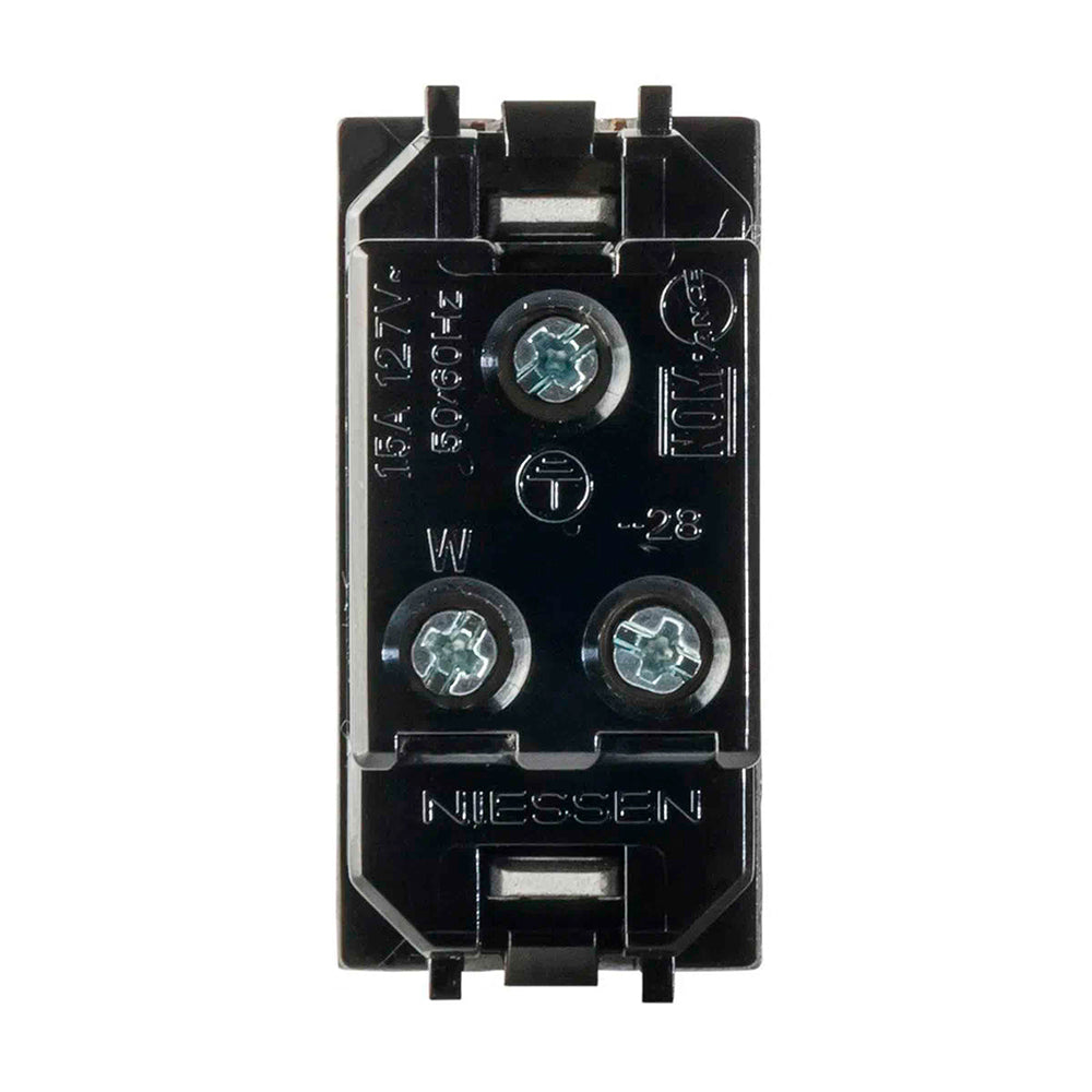 CONTACTO ESTEVEZ ZENIT 2 POLOS CON TIERRA 1 MÓDULO BLANCO