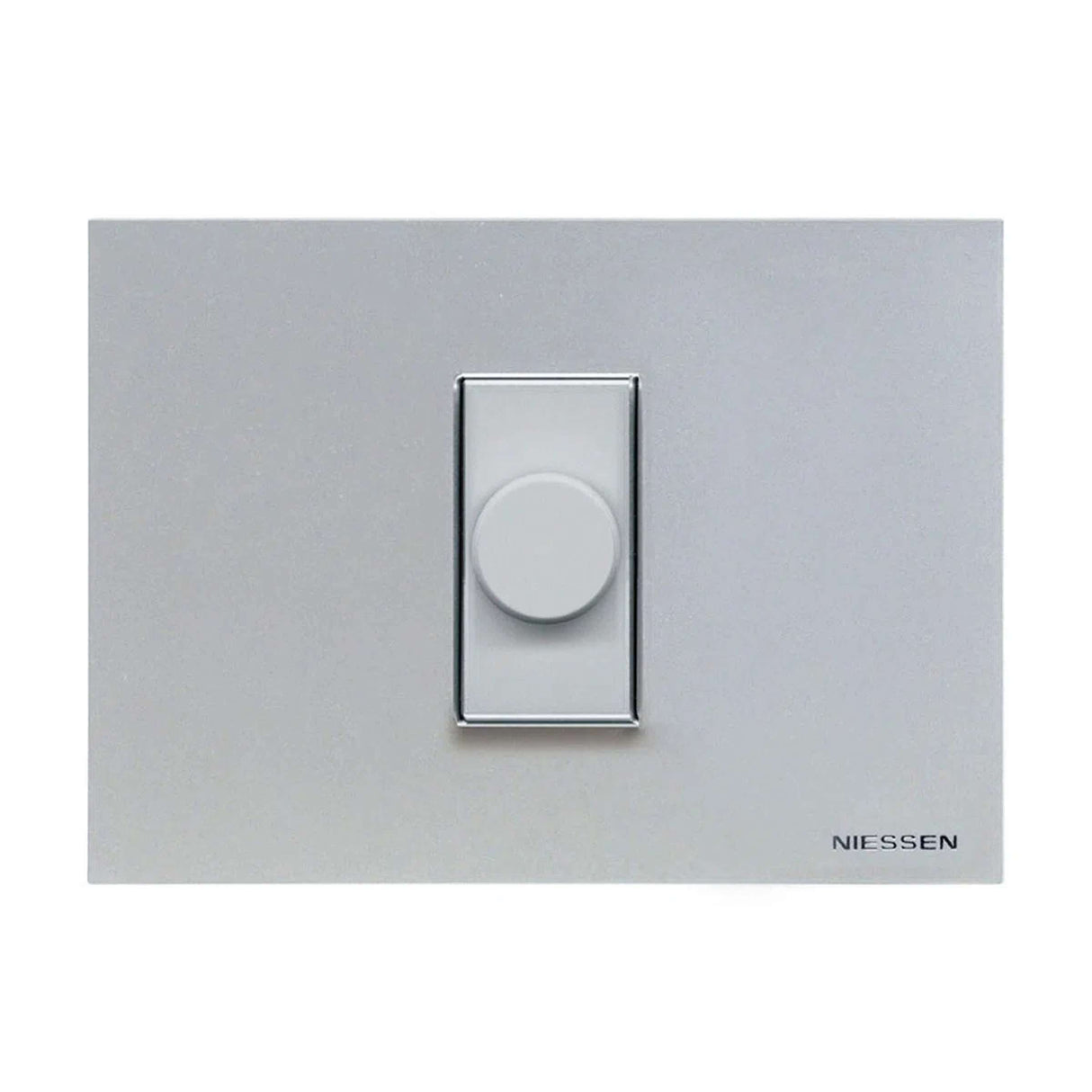 ATENUADOR DE LUZ ESTEVEZ ZENIT ROTATIVO 1 MÓDULO PLATA