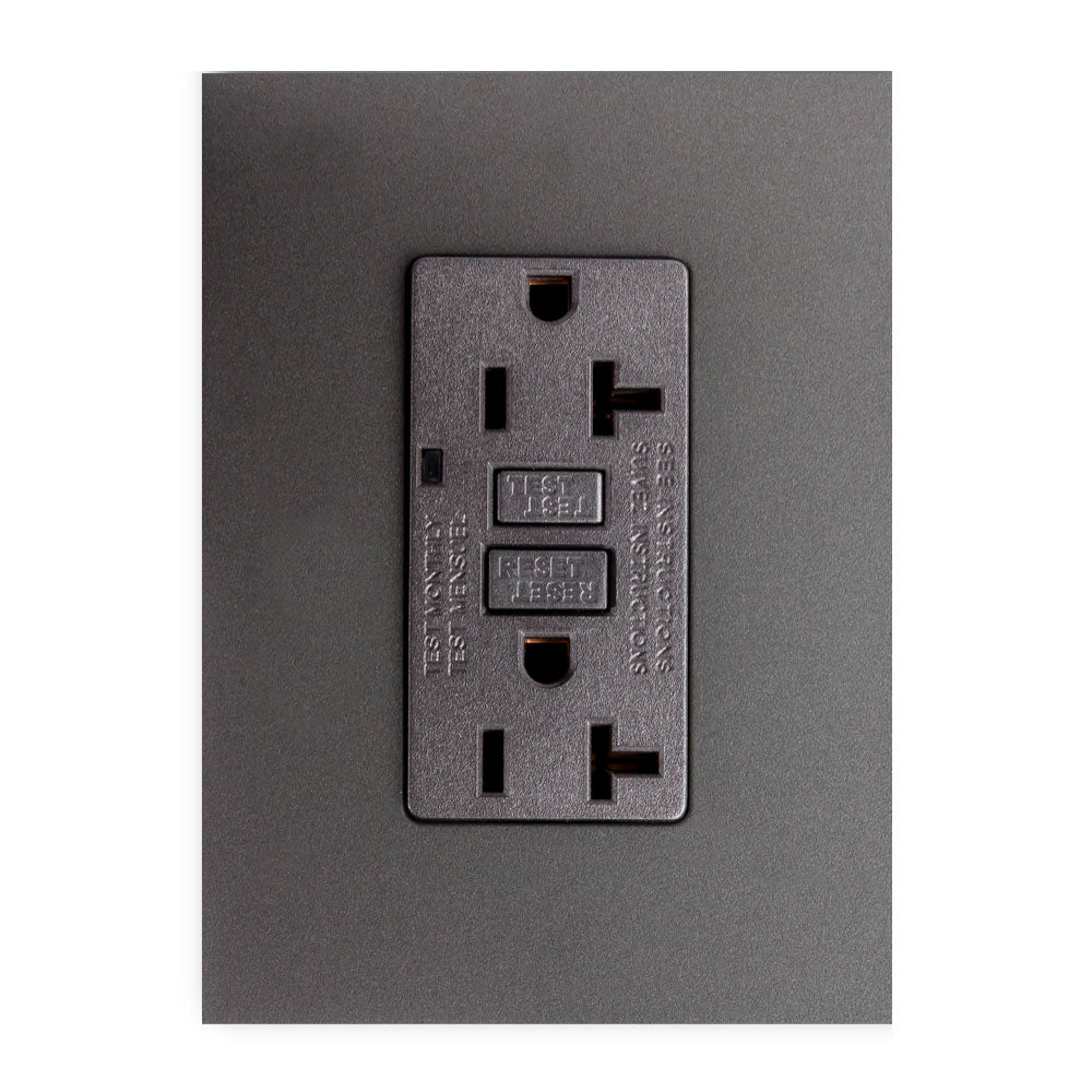 CONTACTO DUPLEX FALLA TIERRA (GCFI) CON PLACA ANTRACITA N2329-AN ZENIT NIESSEN