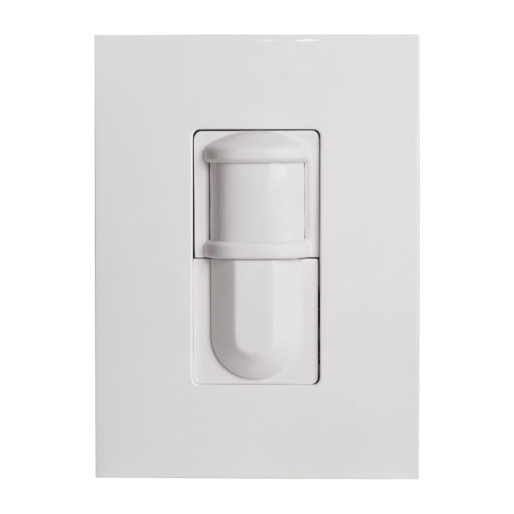 DETECTOR DE PRESENCIA 180 CON INTERRUPTOR DEZLIZABLE Y PLACA ZENIT