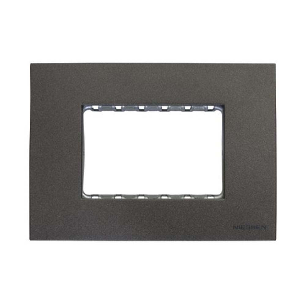 PLACA 3 MOD. BASICA ANTRACITA N2473.1-AN ZENIT NIESSEN