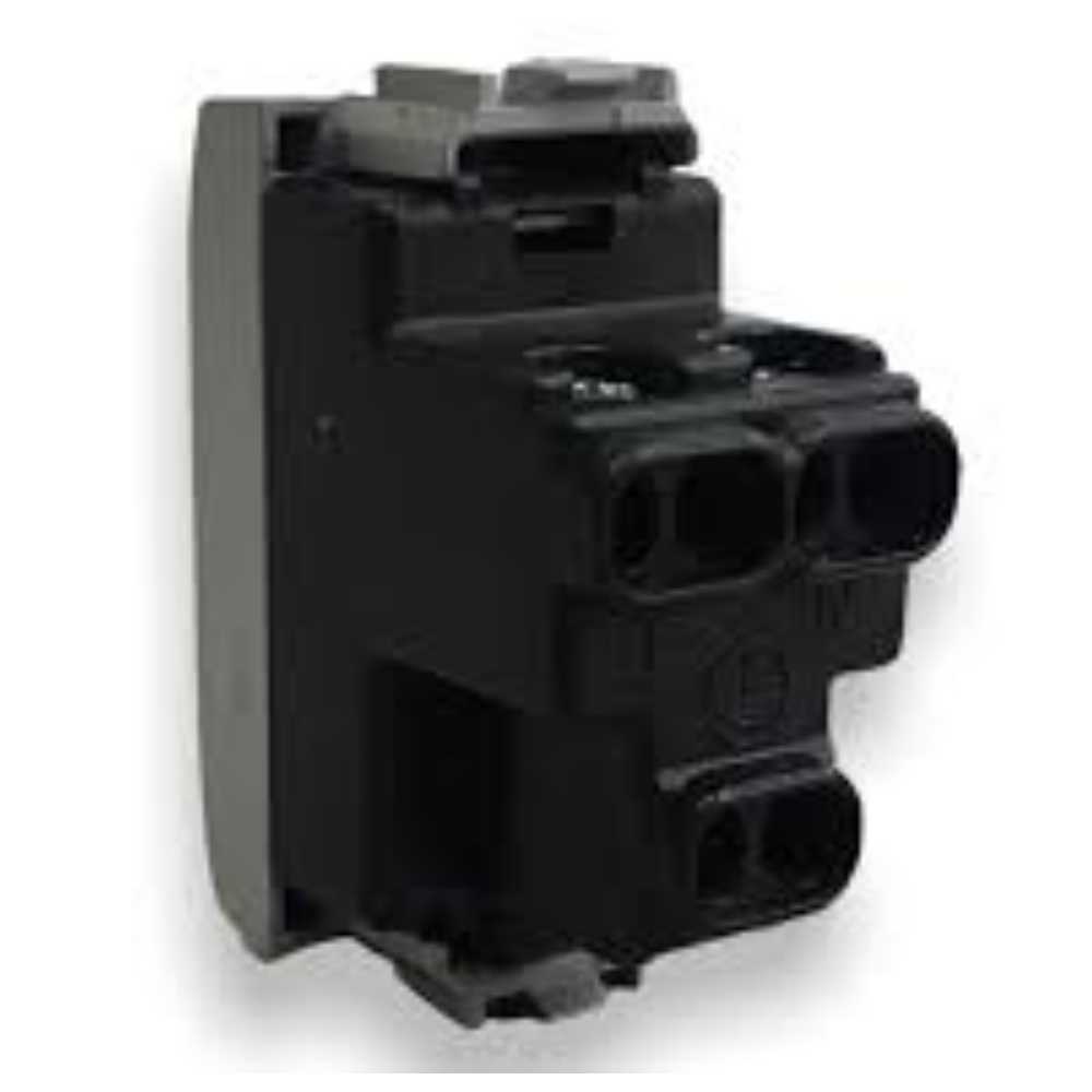 TOMACORRIENTE POLARIZADA Y ATERRIZADA 2P+T 1 MOD. 15A/127-277V. NT4129