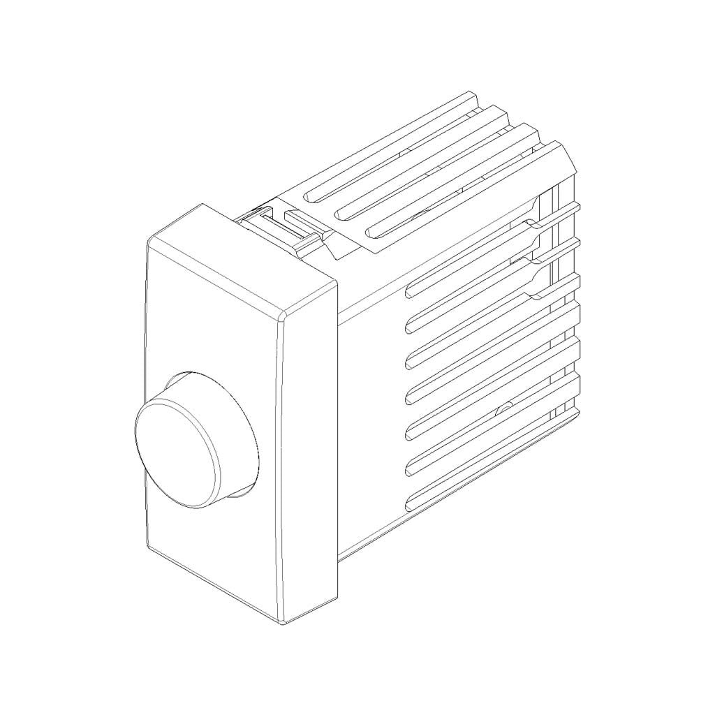 VARIADOR (DIMMER) 127V. 1 MOD. 30-500W/30-300VA BLANCO NEVE VIMAR