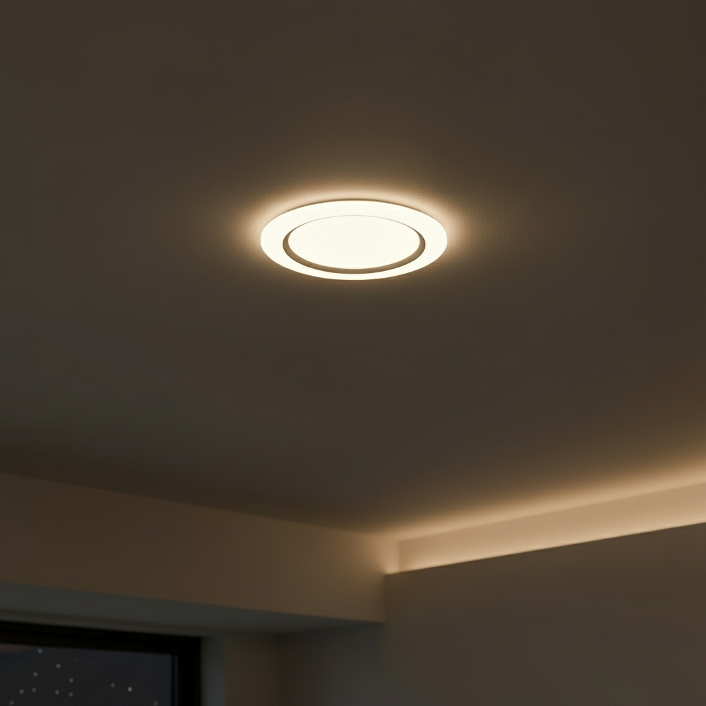 LUMINARIO EMP. 4W 3000K 127-220V C/ DRIVER ELECTRONICO. *** EXHIBIDO ***