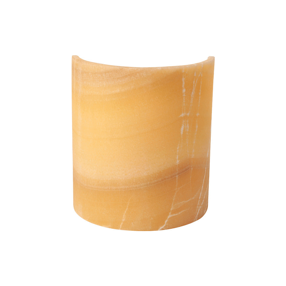 LUMINARIO A MURO CALUX 60W 127V E27 ACABADO ONIX-PIÑA OXC200/P