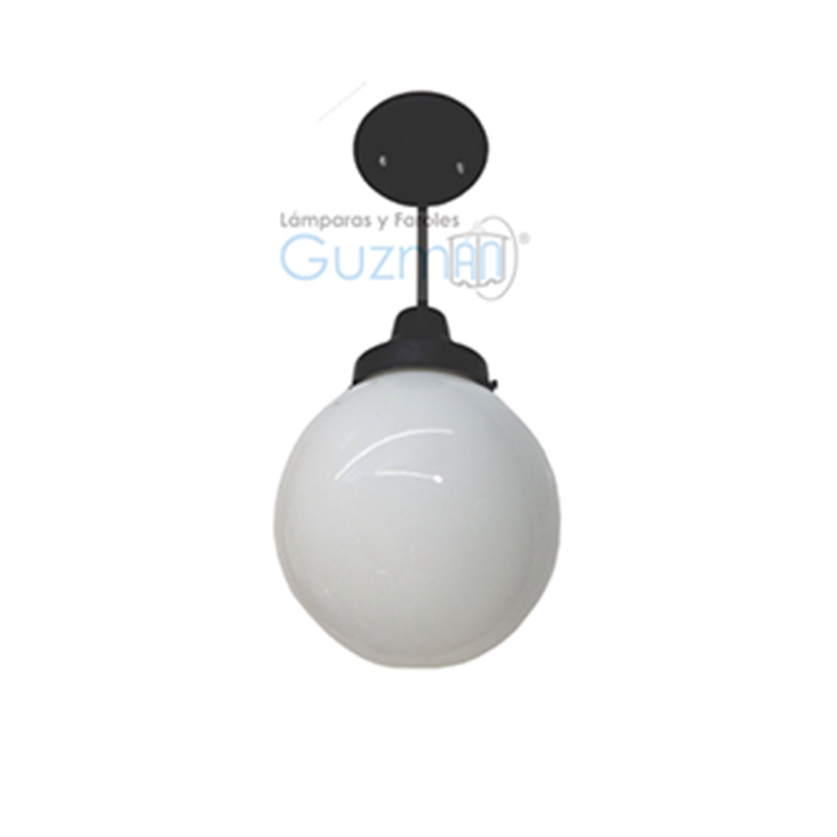 PLAFON CORNETA PARA R-8 O R-10 1 LUZ BLANCA SIN BOMBILLA MCA GUZMAN