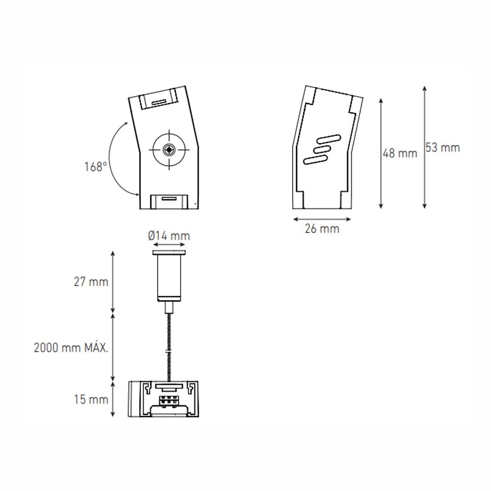 CONECTOR 168 BLANCO ELECTROMAG