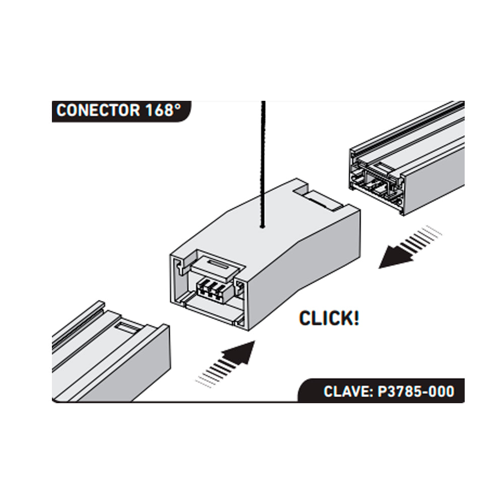 CONECTOR 168 BLANCO ELECTROMAG