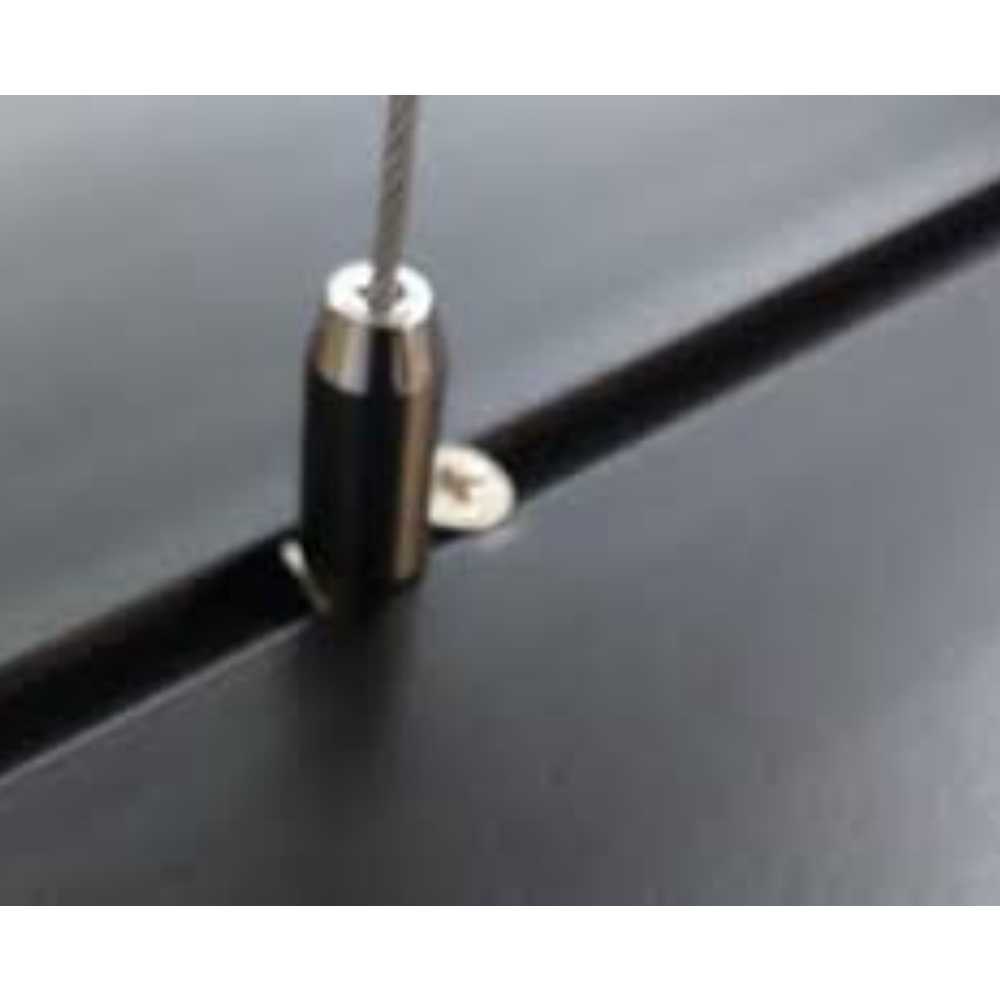 LUMINARIO COLGANTE RECTANGULAR LED NEGRO 48W 120 BLANCO CALIDO INCLUYE SOPORTES 85-265V IP20 ILUMILEDS