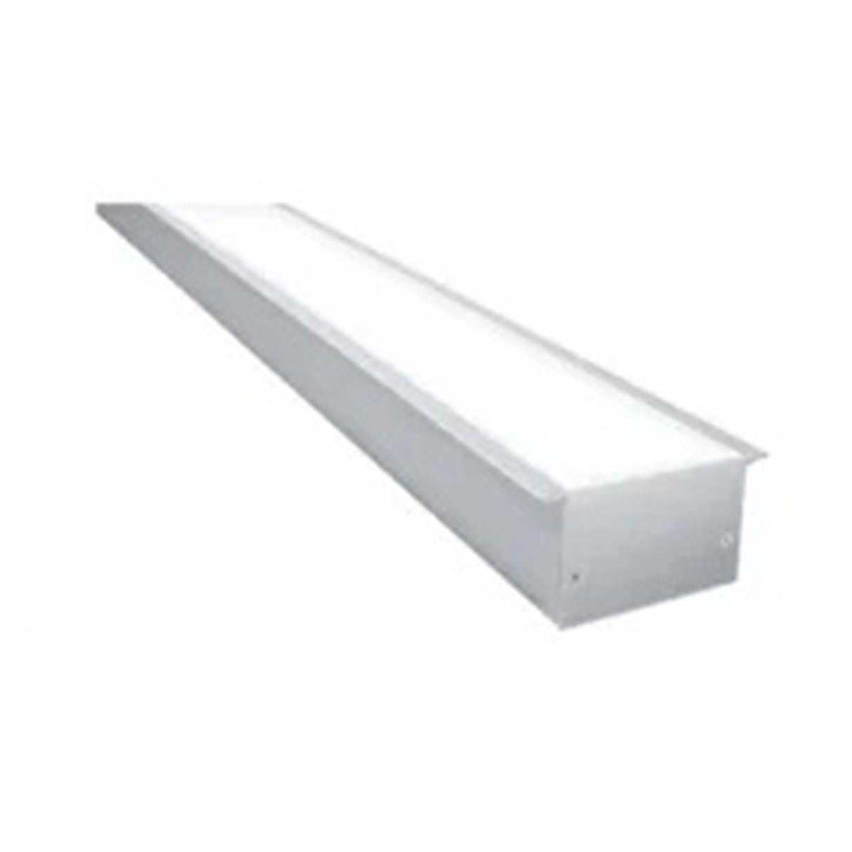 KIT PERFIL P/TIRA EXTRAPLANA LED S/CEJA (PERFIL RECT ALUM 2M + MICA DIFUSA 2M + 2 TAPAS LAT + 2 GRAPAS DE EMP/SOB IP20) ILUMILEDS