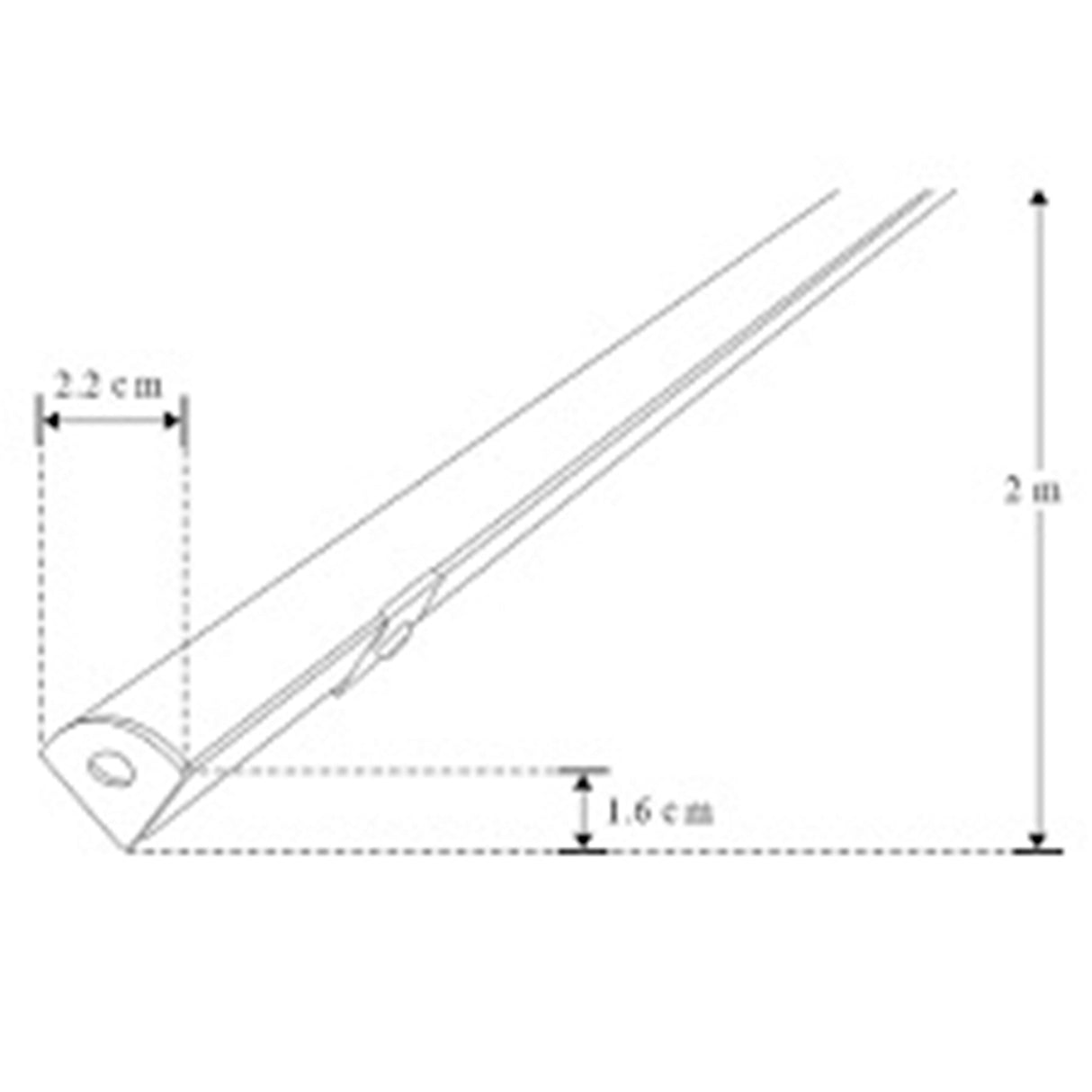 KIT PERFIL P/TIRA EXTRAPLANA LED ESQUINERO (PERFIL ESQUIN ALUM 2M + MICA DIFUSA RECTANGULAR 2M + 2 TAPAS LAT + 2 GRAPAS DE SOB IP20) ILUMILEDS