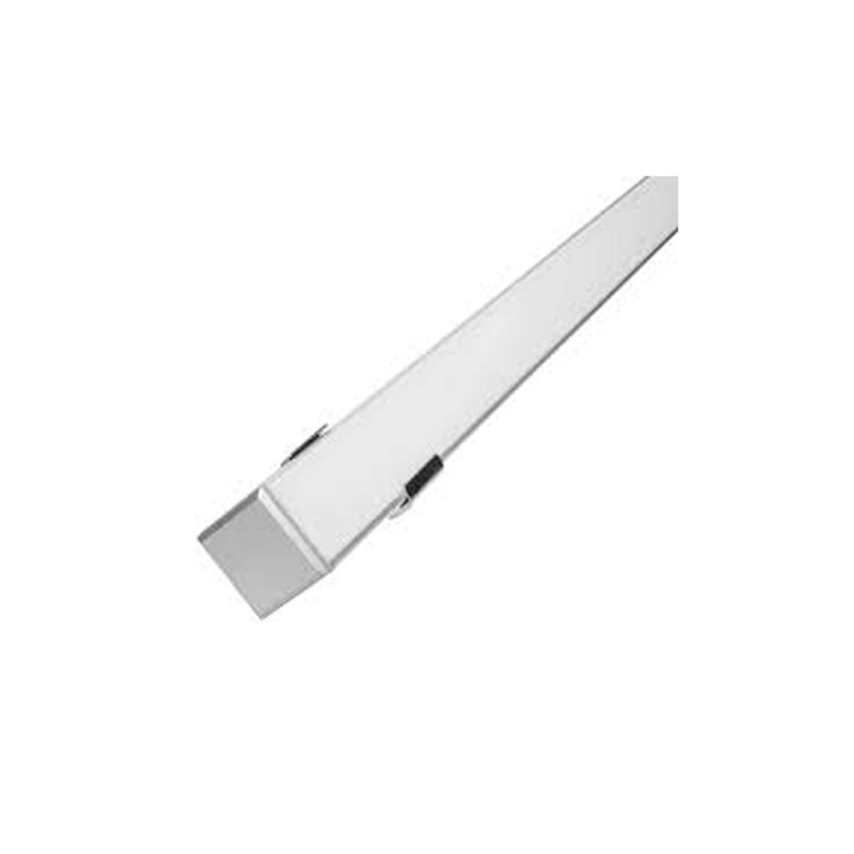 KIT PERFIL P/TIRA EXTRAPLANA LED ESQUINERO (PERFIL ESQUIN ALUM 2M + MICA DIFUSA RECTANGULAR 2M + 2 TAPAS LAT + 2 GRAPAS DE SOB IP20) ILUMILEDS