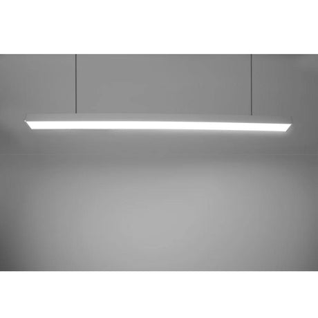 LUMINARIO COLGANTE RECTANGULAR LED BLANCO 36W 120 BLANCO CALIDO INCLUYE SOPORTES 85-265V IP20 ILUMILEDS