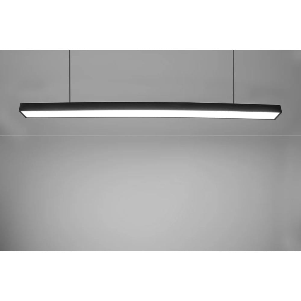 LUMINARIO COLGANTE RECTANGULAR LED NEGRO 36W 120 BLANCO CALIDO INCLUYE SOPORTES 85-265V IP20 ILUMILEDS