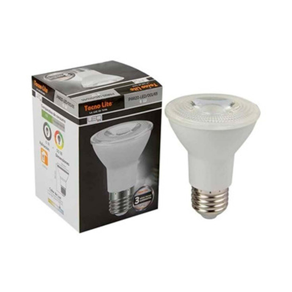 REFLECTOR 2W/127V. ROJO PAR 20 CON LED ***TECNOLITE HAE***